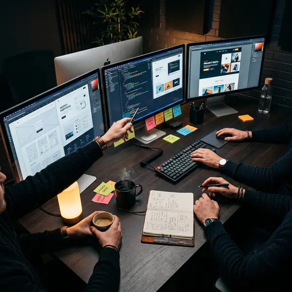 Equipo de Magitals Solutions trabajando en proyectos digitales